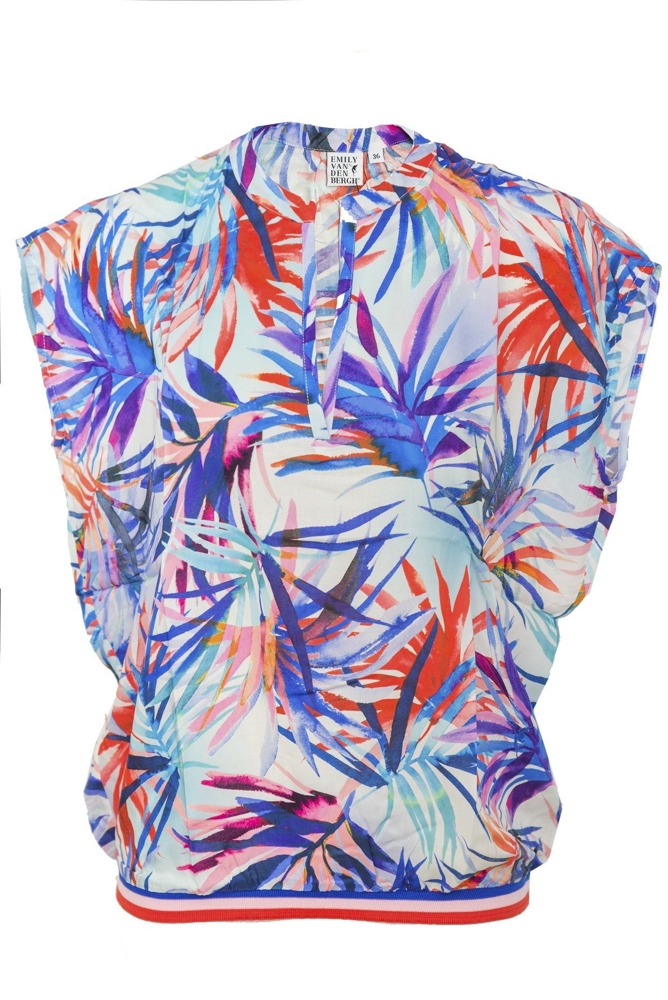 Emily Van Den Bergh Schlupfbluse Florale Bluse 6937