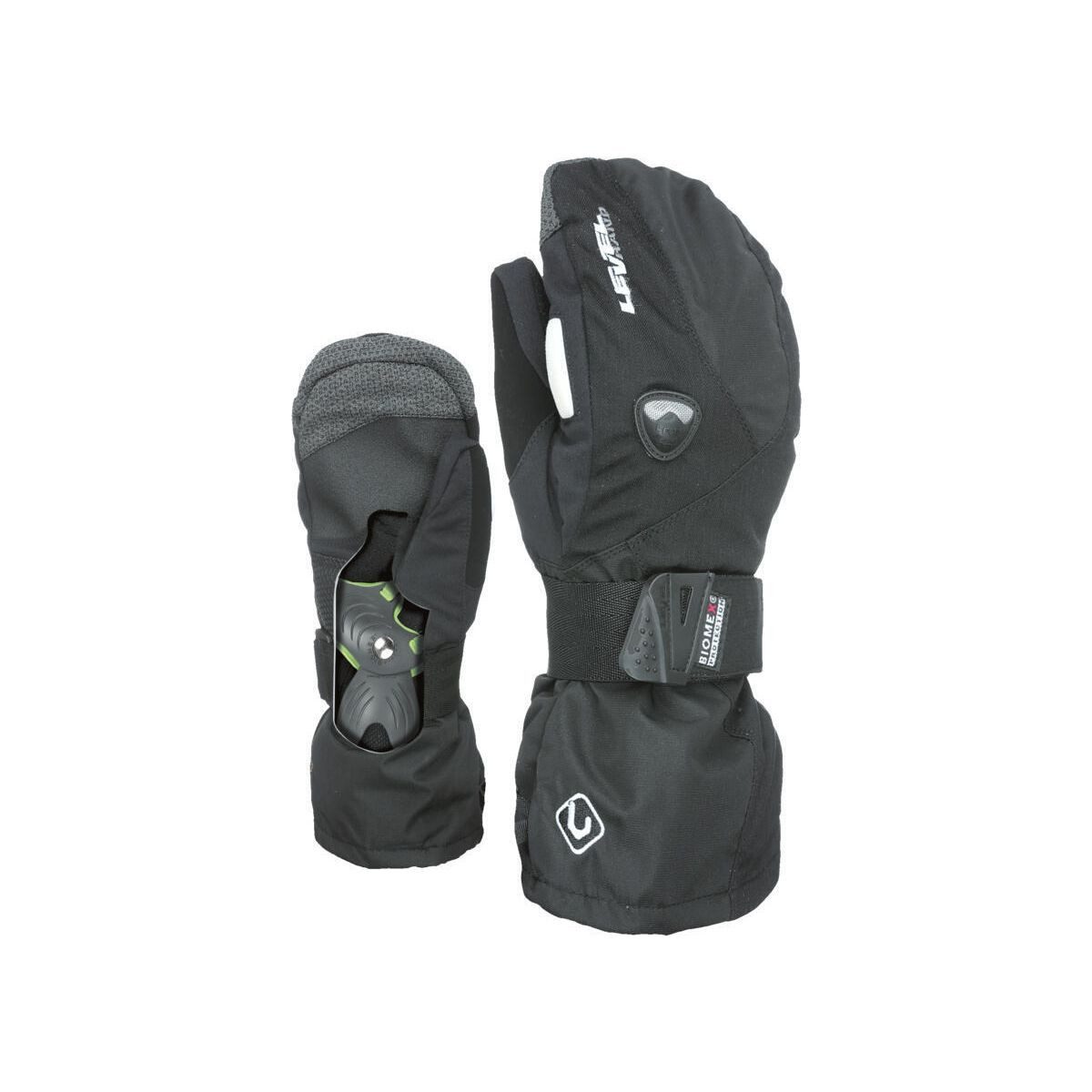 Level Skihandschuhe Fly Mitten Handschuhe mit Biomex-Schutz und Kevlar-Verstärkung, ideal für