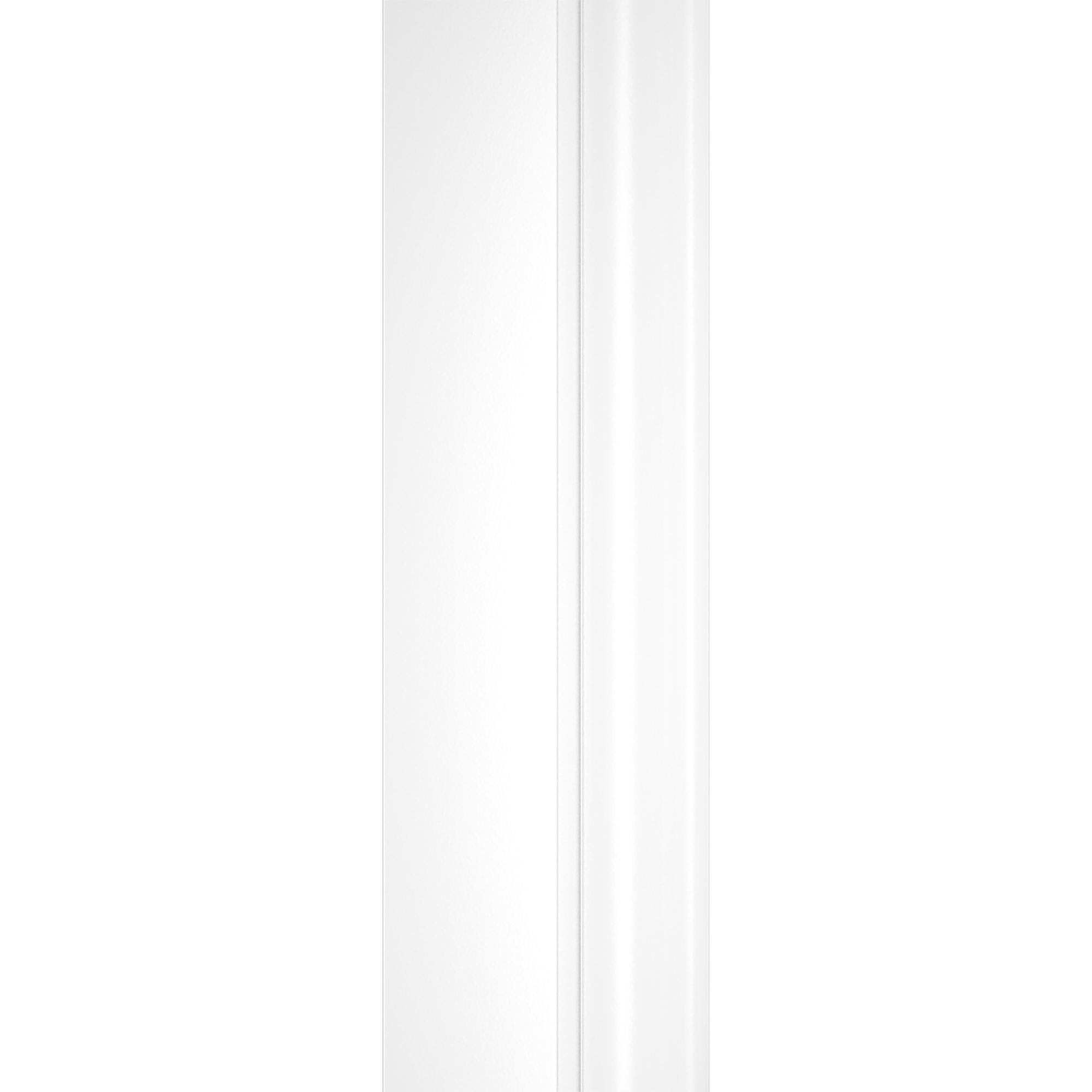Schulte Badewannenfaltwand Komfort 70-118 x 140 cm, Glas, (2 tlg), Quersteifen Weiß ausziehbar