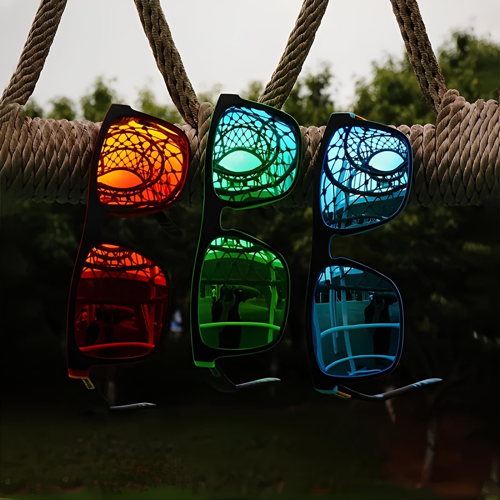 Athlix Sonnenbrille Sonnenbrille 3er Set Sonnenbrille Herren Damen Polarisiert UV-Schutz Outdoor 3 Stück, 100 % UV400 Schutz, CAT 3 Glas, Nur 28 Gramm