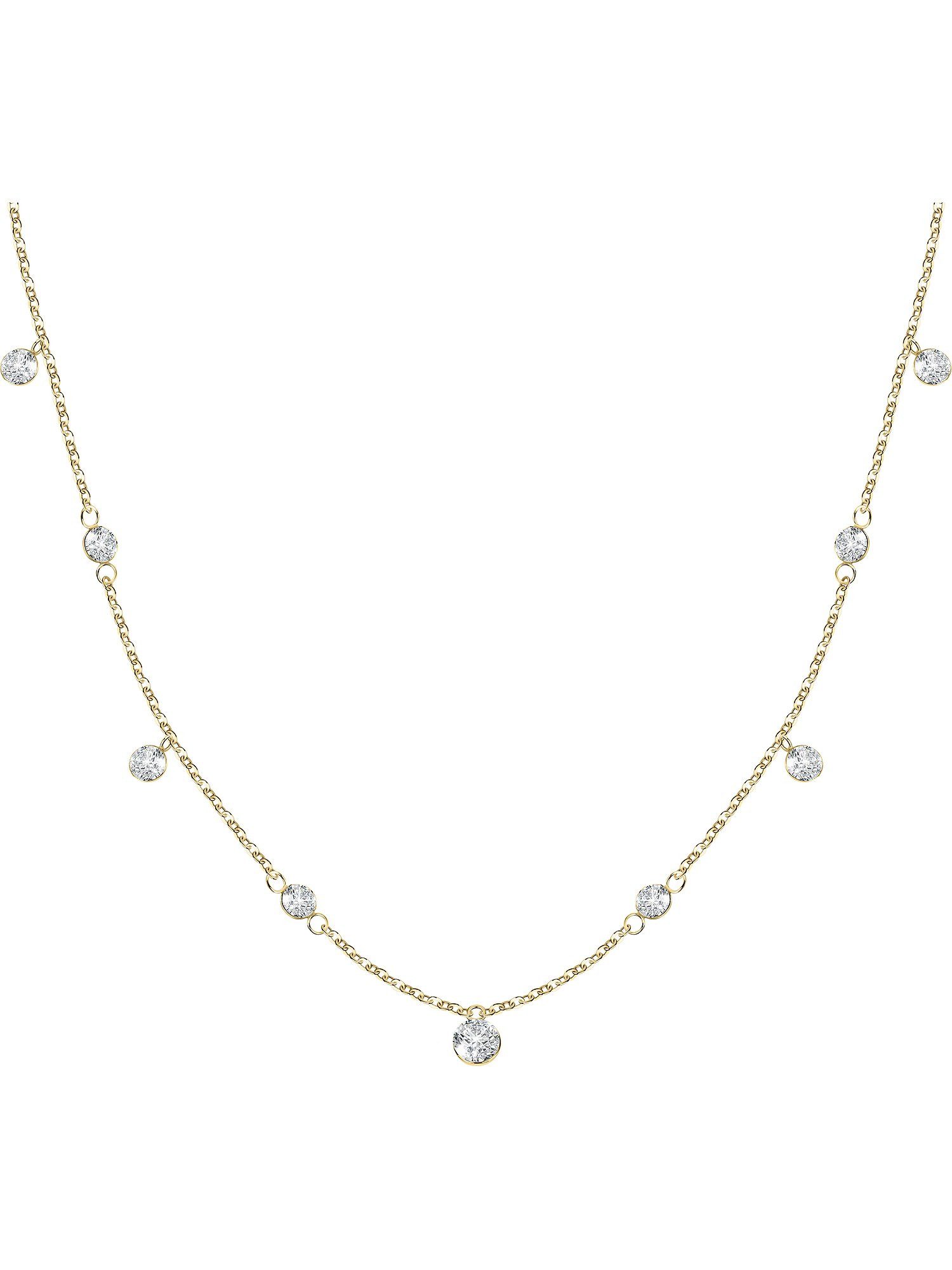 FAVS Collier FAVS Damen-Kette 375er Gelbgold 9 Zirkonia günstig online kaufen