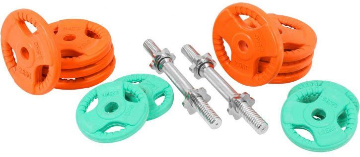 Gripper 30 SPORTS Hantel-Set (Set) Kurzhanteln, kg mit Verstellbar, Gummi 2 GORILLA Hantelset