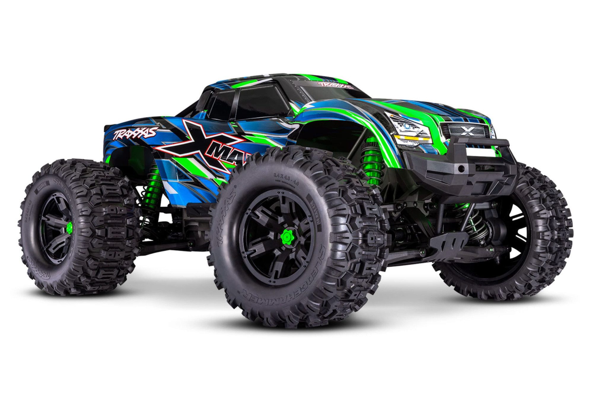 Traxxas RC-Buggy Traxxas RC X-Maxx 4x4 Monstertruck Belted 1:7 RTR Grün