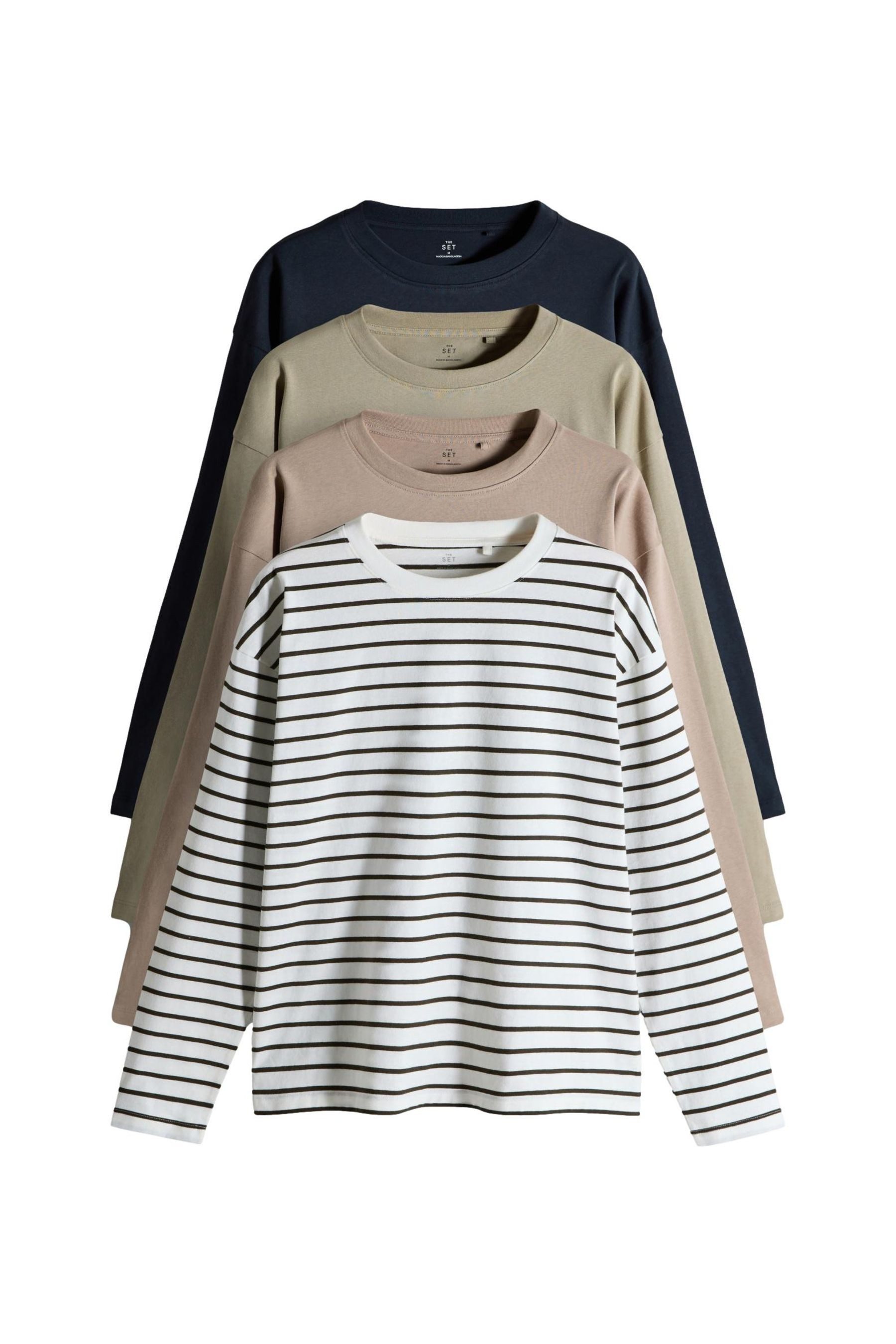 The Set Langarmshirt The Set Langarmshirts günstig online kaufen