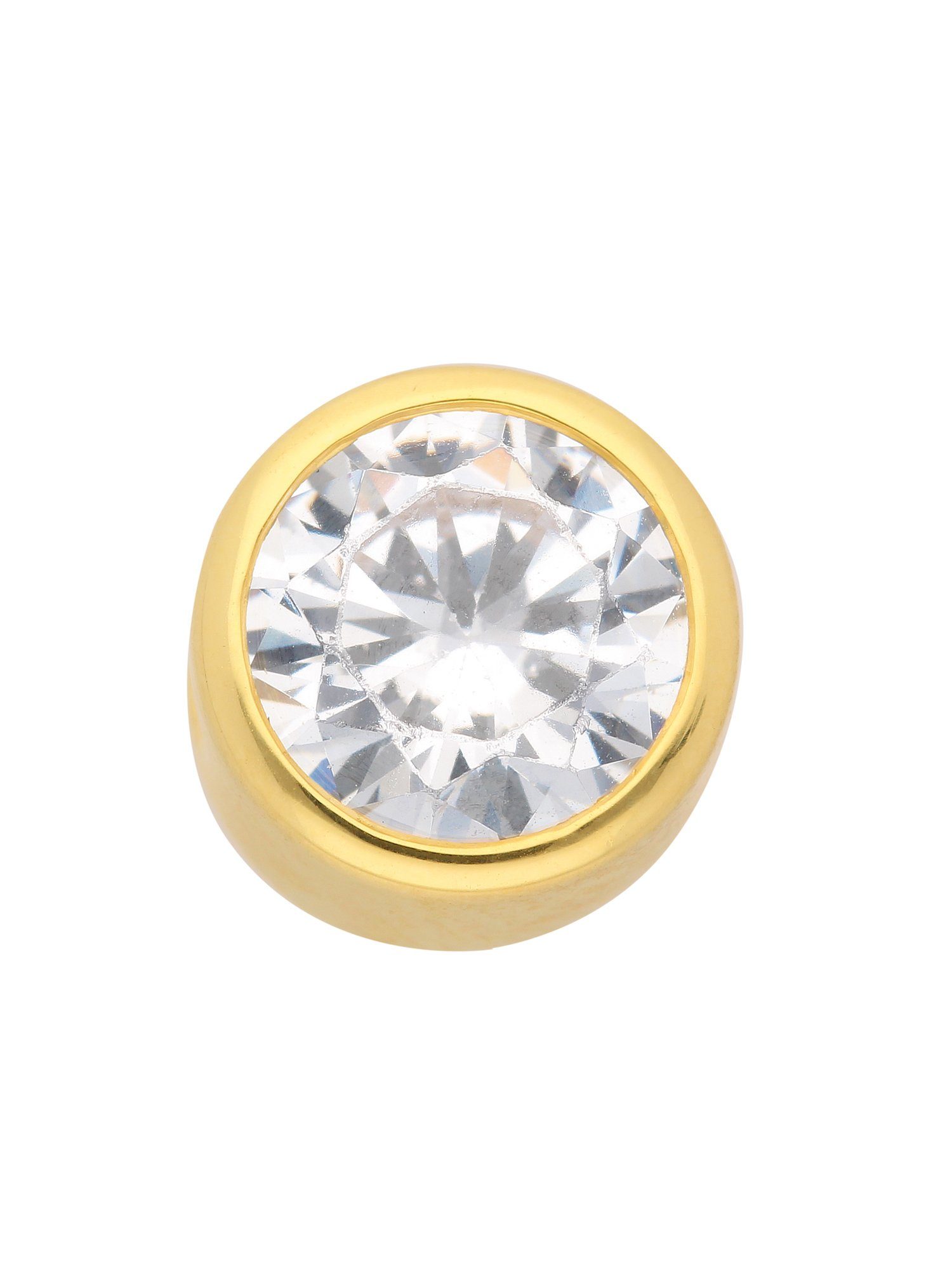 Kettenanhänger 333 Gold Anhänger mit Zirkonia