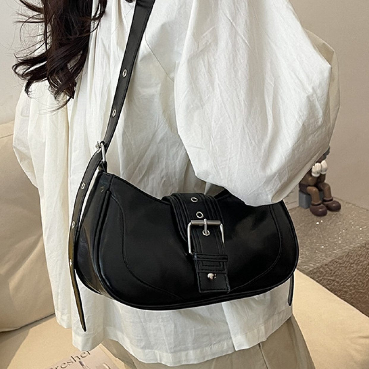 Super Solu Schultertasche Y2K Damentasche–Retro Umhängetasche günstig online kaufen