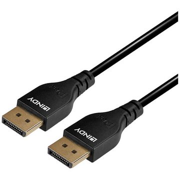 Lindy 3m DisplayPort 1.4 Kabel, Slim HDMI-Kabel
