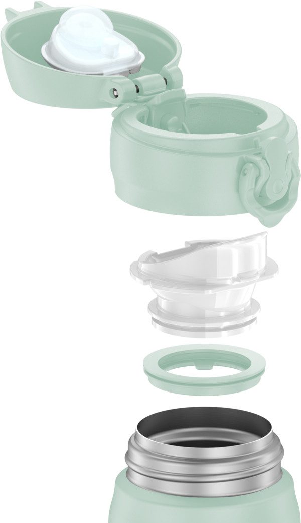 THERMOS Isolierflasche ULTRALIGHT BOTTLE, doppelwandiger Edelstahl, spülmaschinenfest, 10h heiß & 20h kalt, zerlegbares Safe Flow Lid