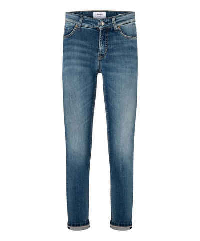 Cambio 5-Pocket-Jeans Damen Jeans PARIS CROPPED Slim Fit verkürzt (1-tlg)