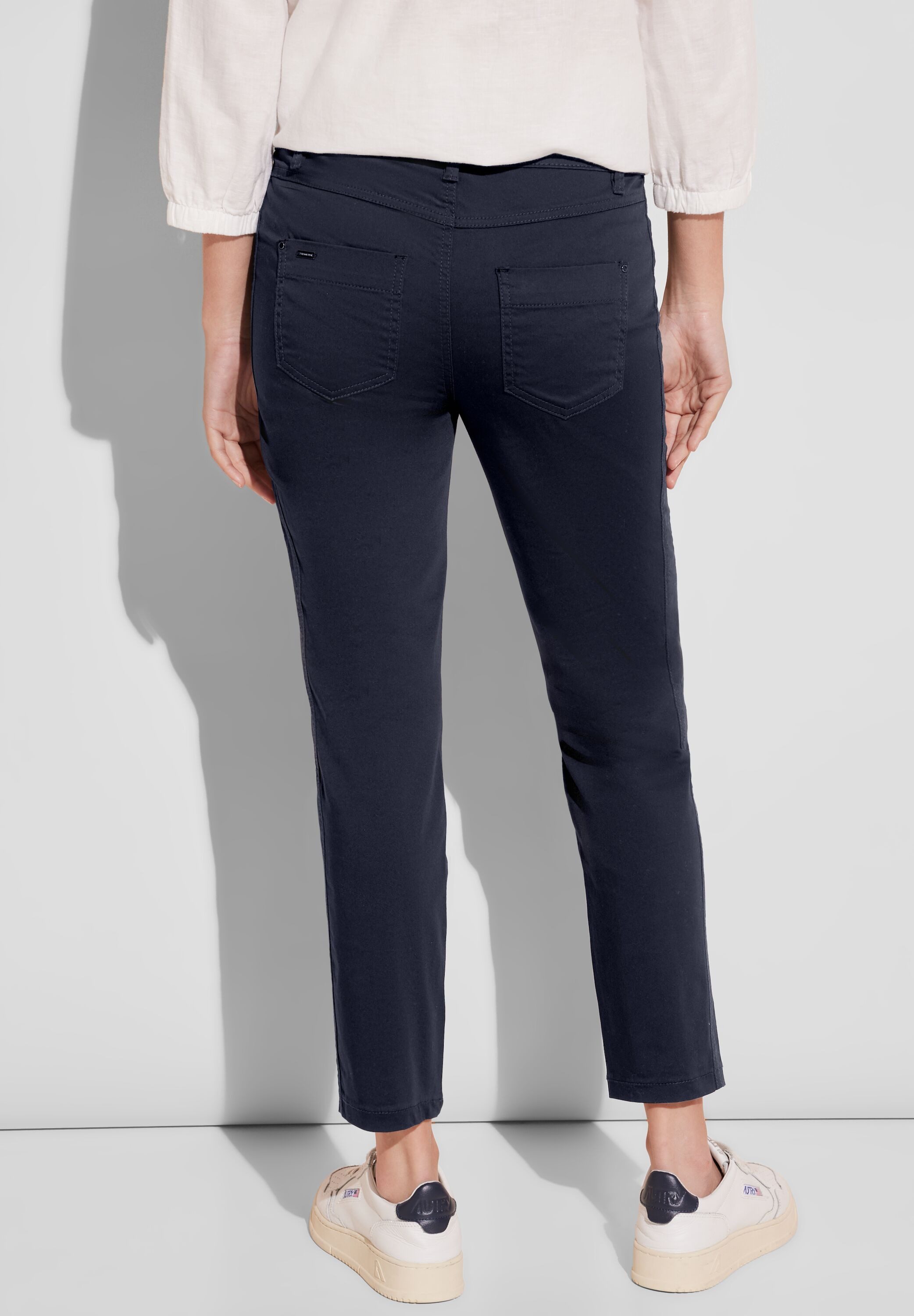 STREET ONE Chinohose in Satin-Optik günstig online kaufen