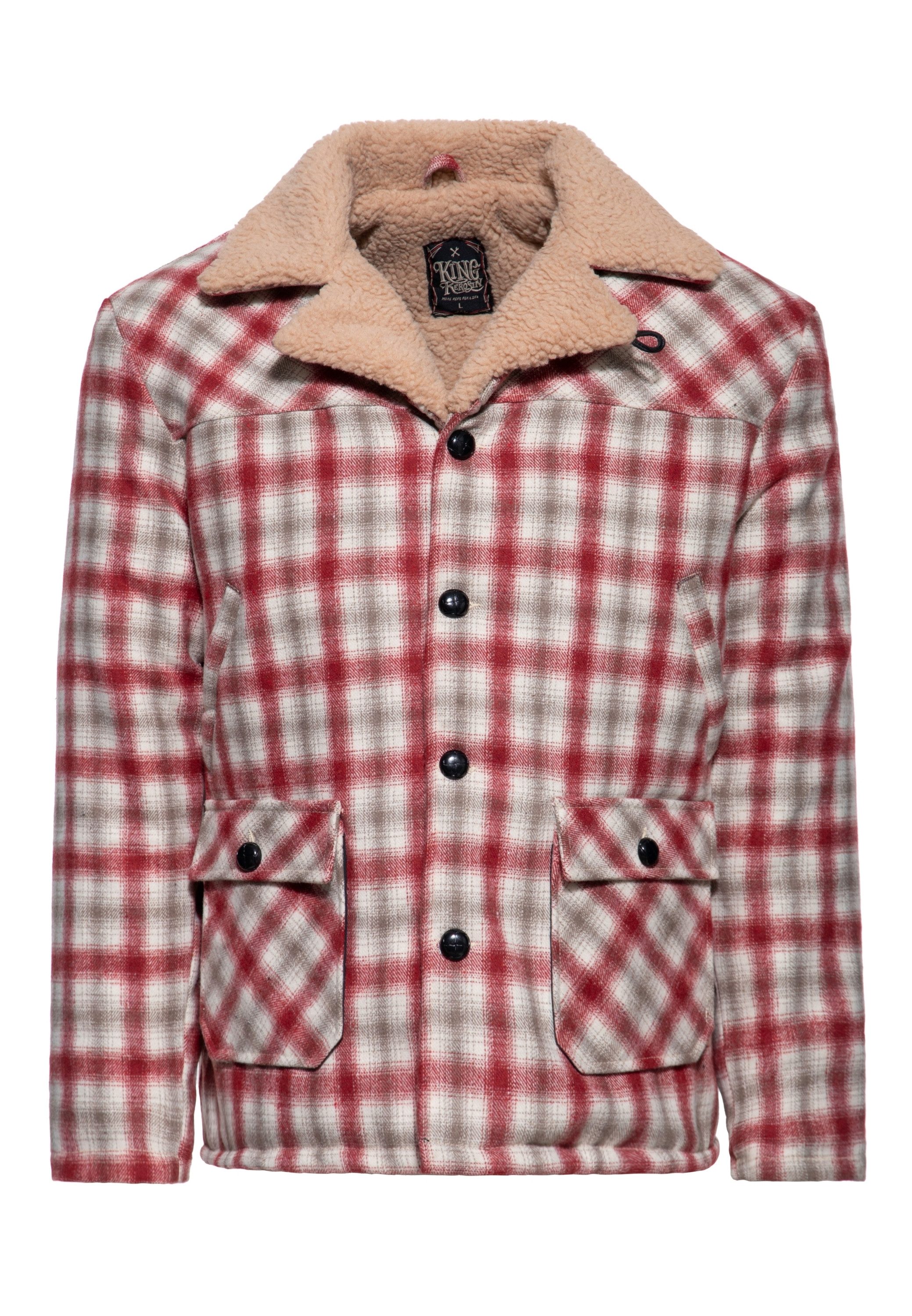 KingKerosin Winterjacke (1-St) mit Teddyfutter