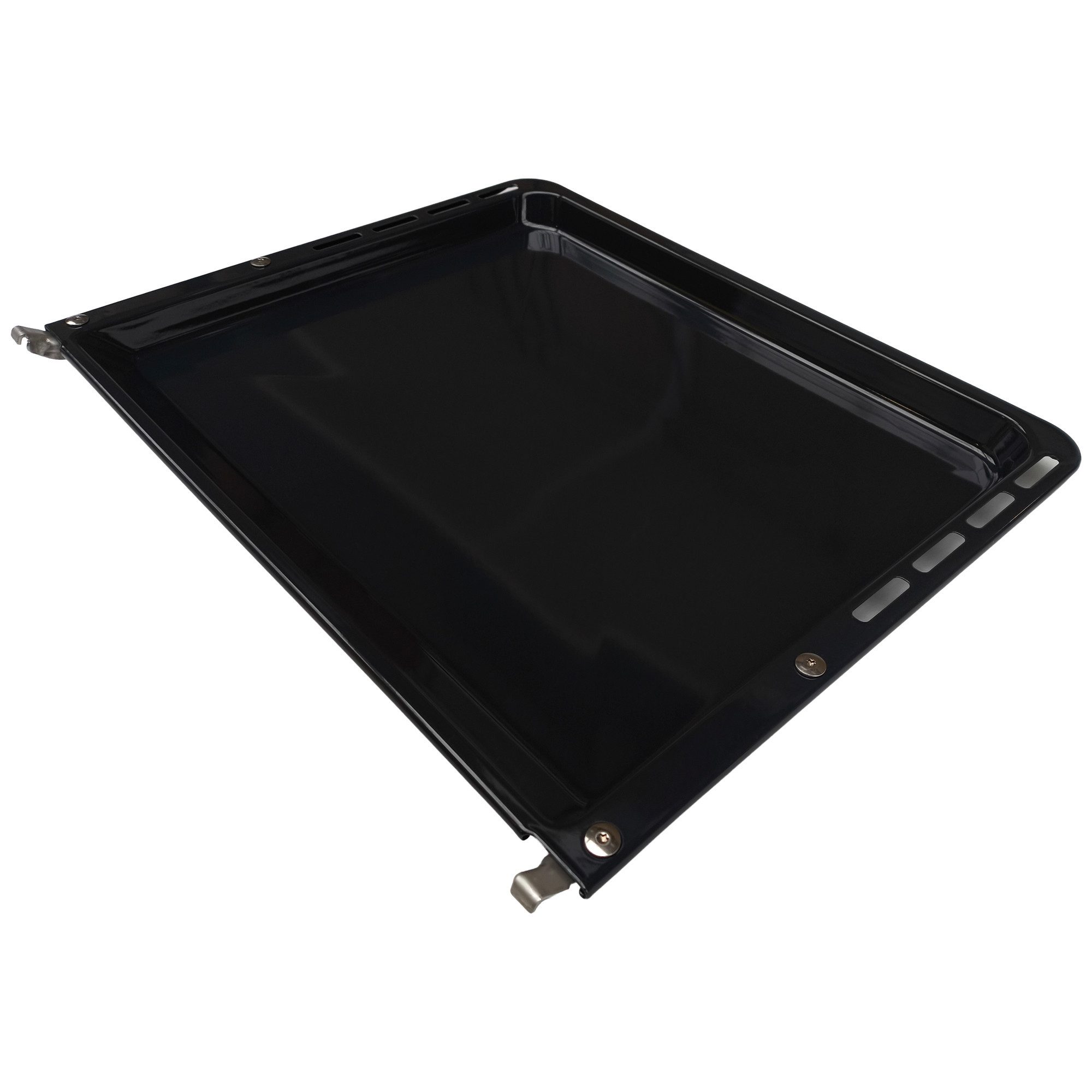 SIEMENS Backblech Pizzablech 00680615, emailliert, 459x375/392x29 mm mit Trägern für Backofen Herd
