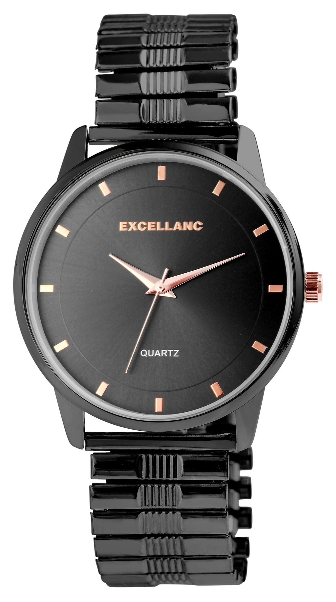 EXCELLANC Quarzuhr Saki, Mineralglas, Herrenuhr Edelstahl
