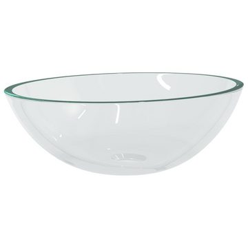 vidaXL Waschbecken Waschbecken Glas 50x37x14 cm Transparent