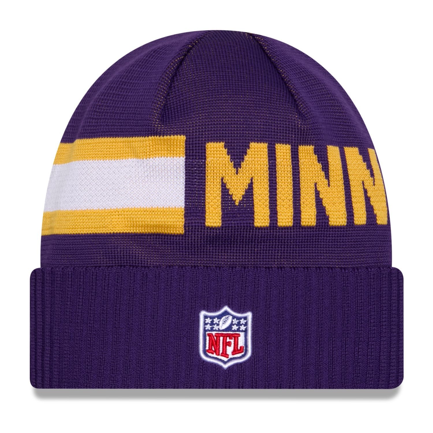 New Era Fleecemütze NFL SIDELINE Tech Knit Minnesota Vikings