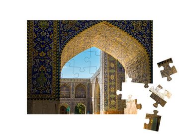 puzzleYOU Puzzle Schah-Moschee, Provinz Isfahan, Iran, 48 Puzzleteile, puzzleYOU-Kollektionen Shah Moschee, Isfahan, Iran