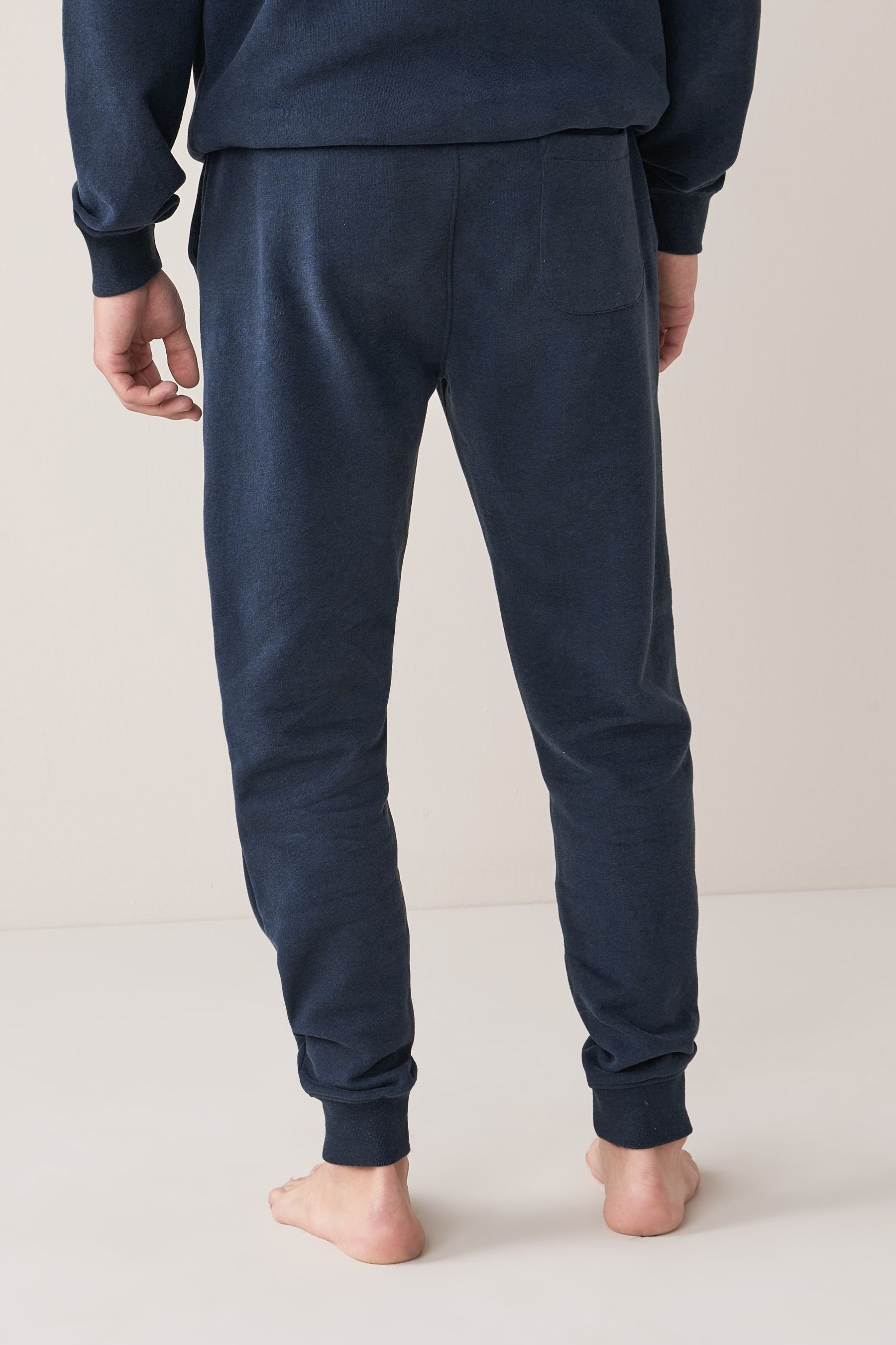 Loungewear – mit (1-tlg) Blue Next Jogginghose Navy Bündchen Jogginghose