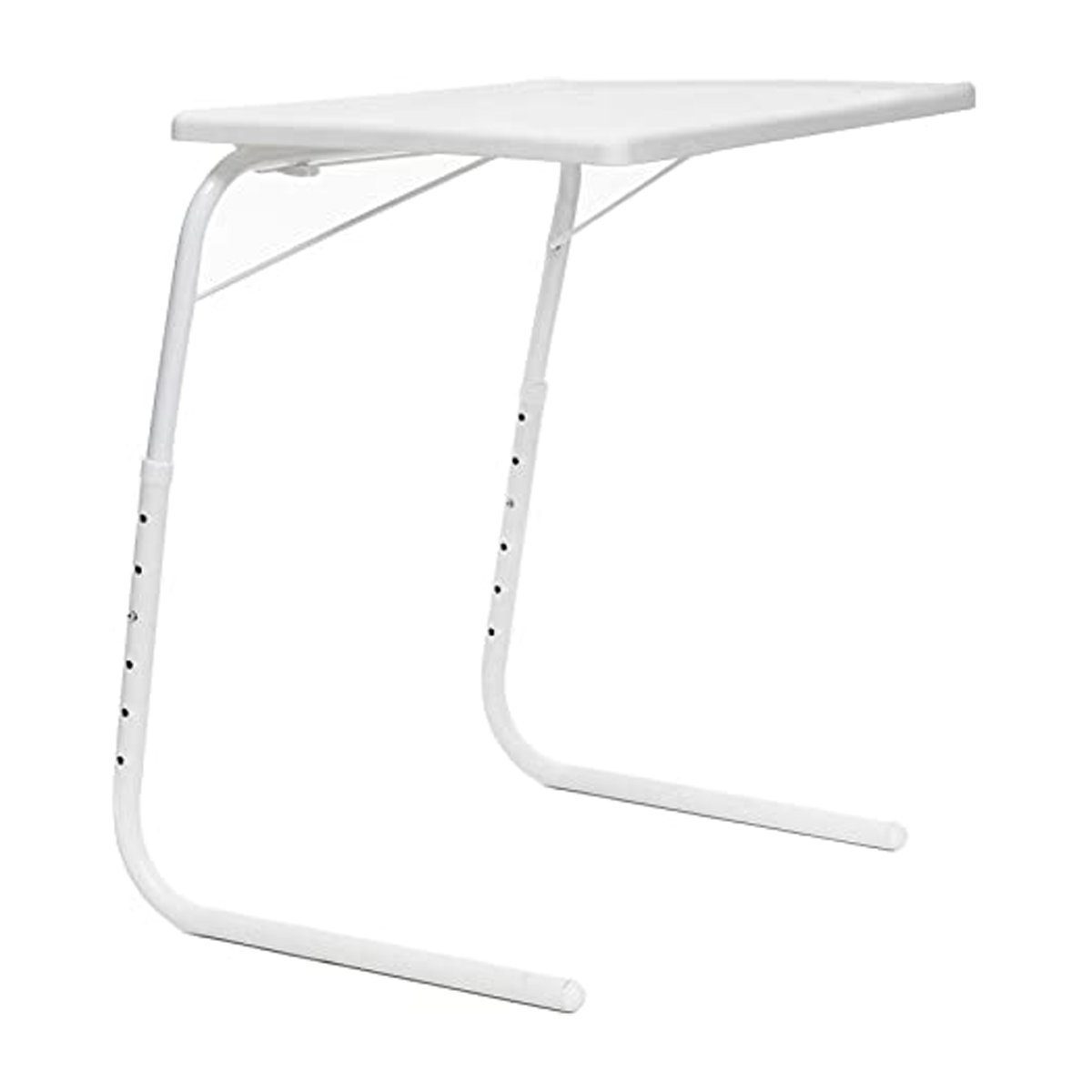 Starlyf Beistelltisch Table Positionen, Tisch), Weiß zusammenklappbar (1 Express mögliche 18 Doppel-L-Design