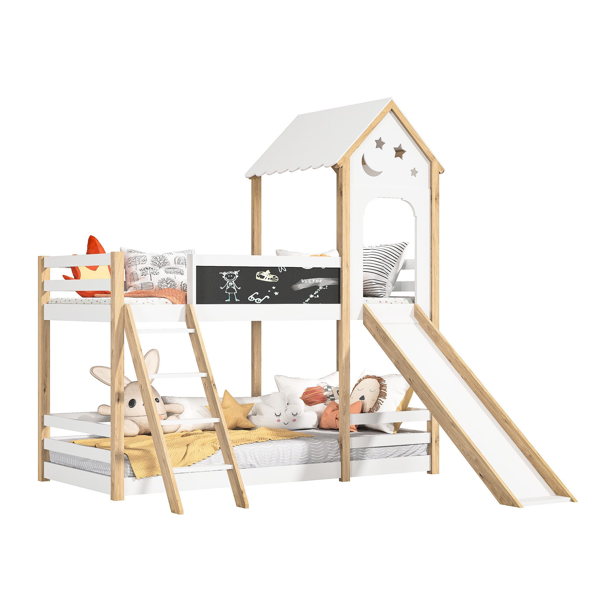 FUROKOY Kinderbett Kinderbett 90x200 cm, Bodenbett günstig online kaufen