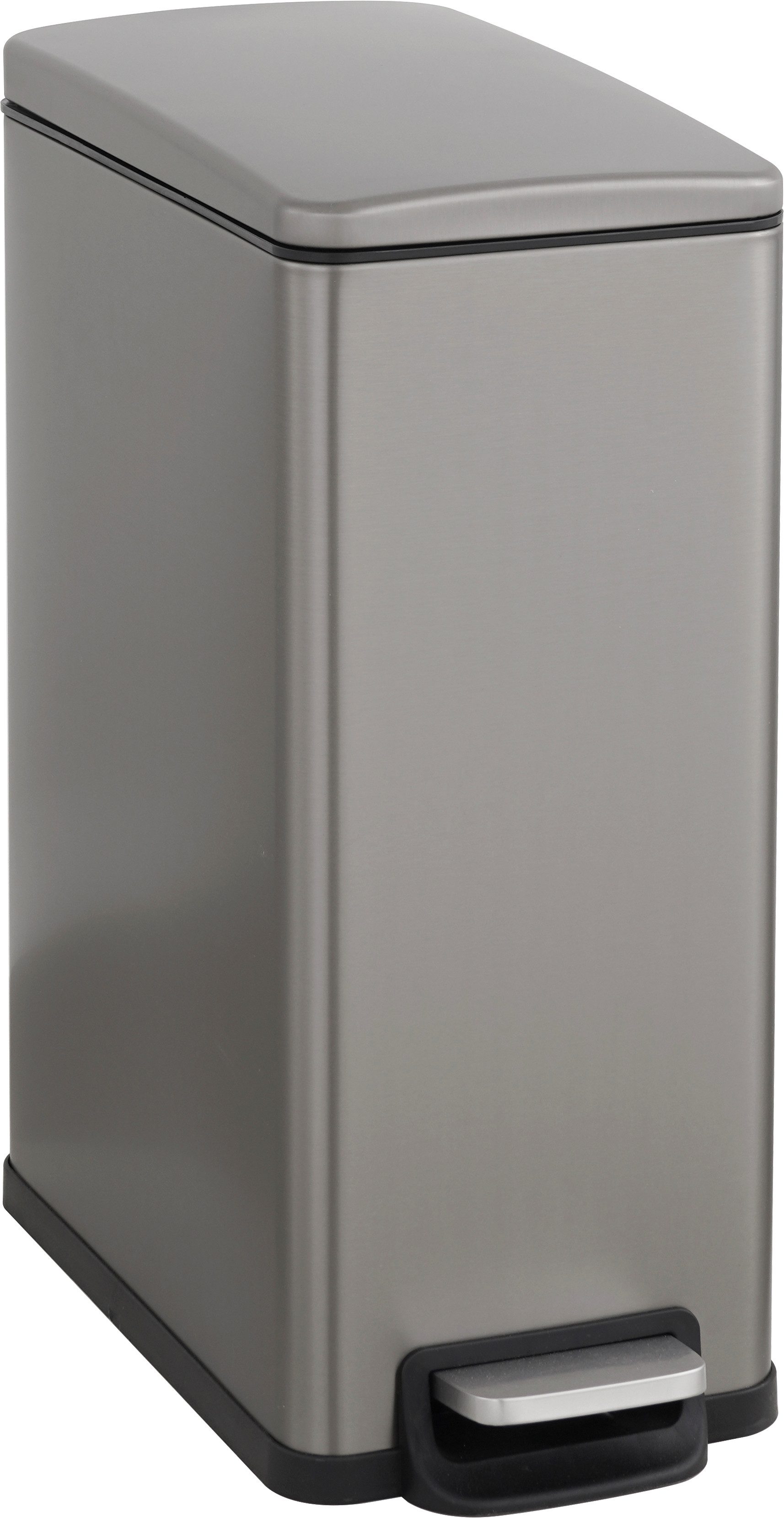 OTTO home Mülleimer Joonah, Soft Close, schmal und kompakt, Nischen-Mülleimer, Treteimer, Kosmetikeimer mit Deckel