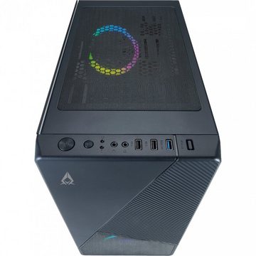 AZZA PC-Gehäuse Noir 130 Gaming - Tower-Gehäuse - schwarz