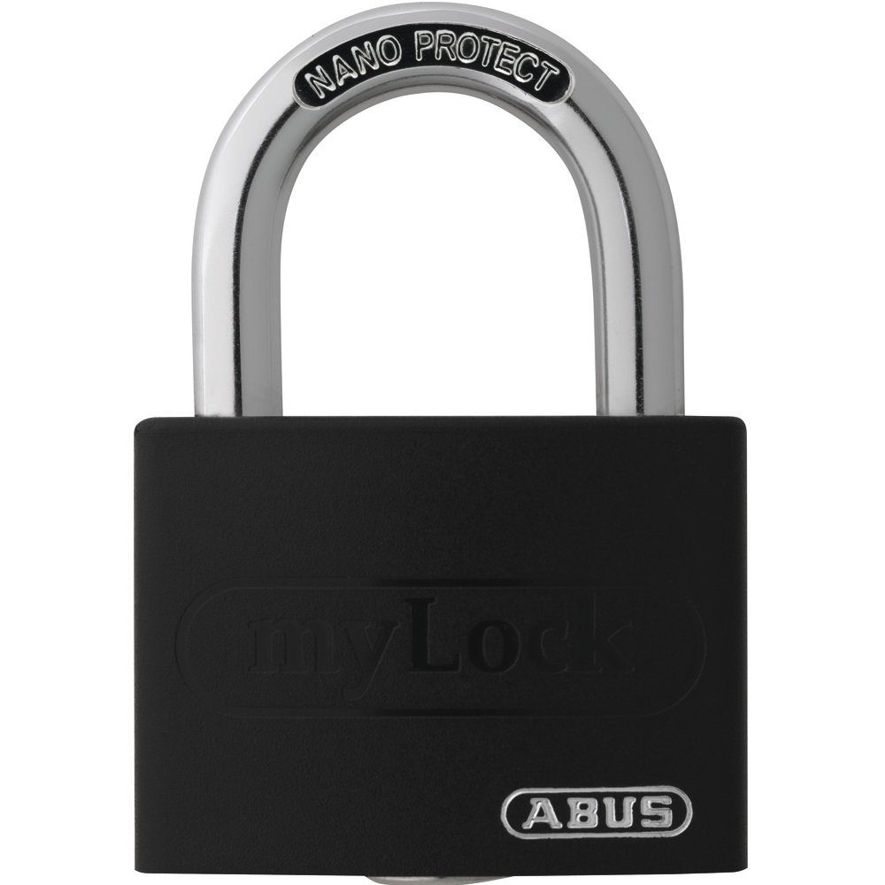 ABUS Vorhängeschloss 1 Bügelschloss Aluminium T65AL/40 vs. Lock-Tag schwarz