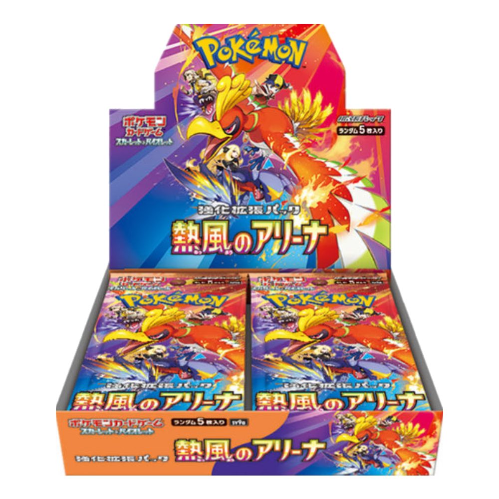 The Pokémon Company Sammelkarte Pokemon Heat Wave Arena Booster Display SV9A Japanisch