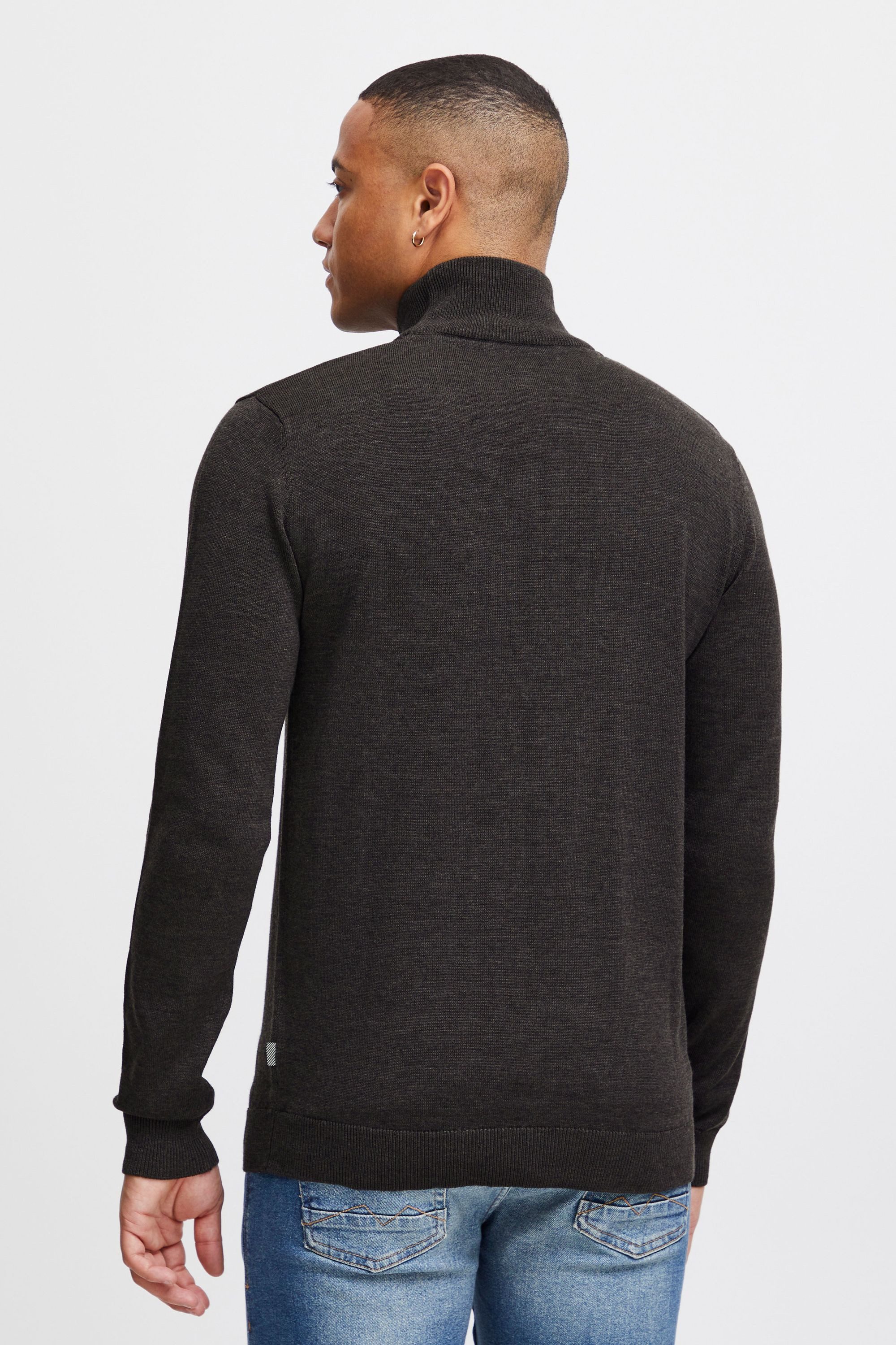 !Solid Rollkragenpullover SDAgrio Rollkragenpulli mit abgesetztem Strickmuster