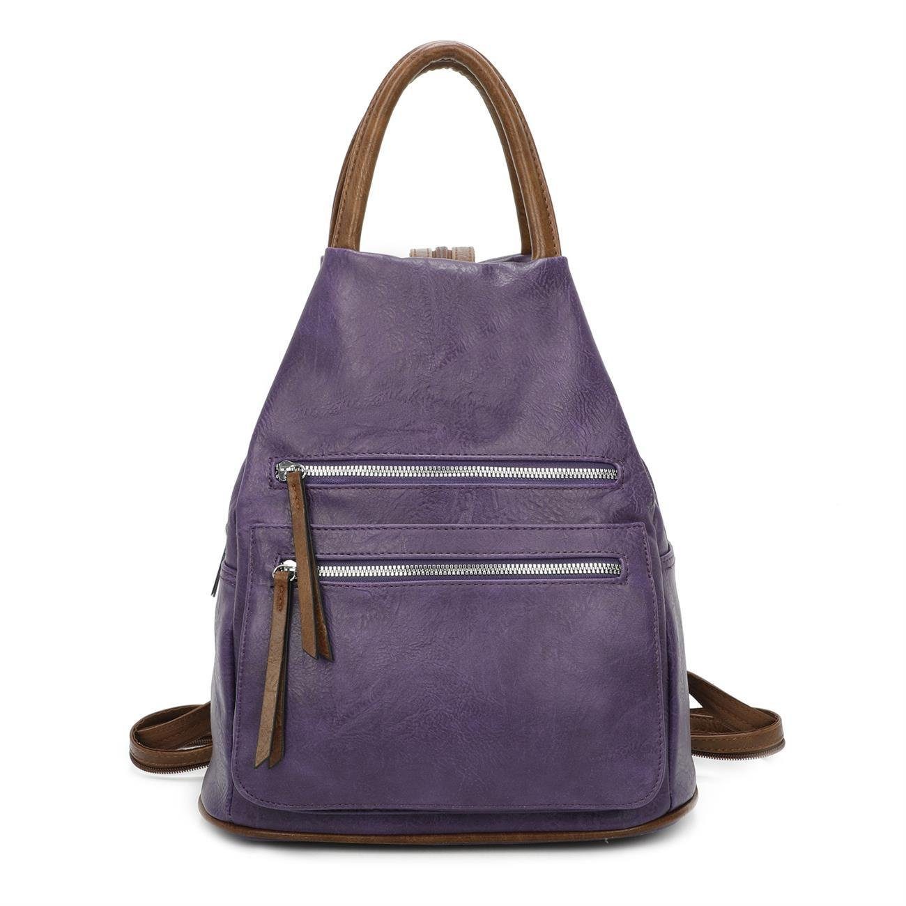 Rucksack Damen Freizeitrucksack Tasche Umhängetasche
