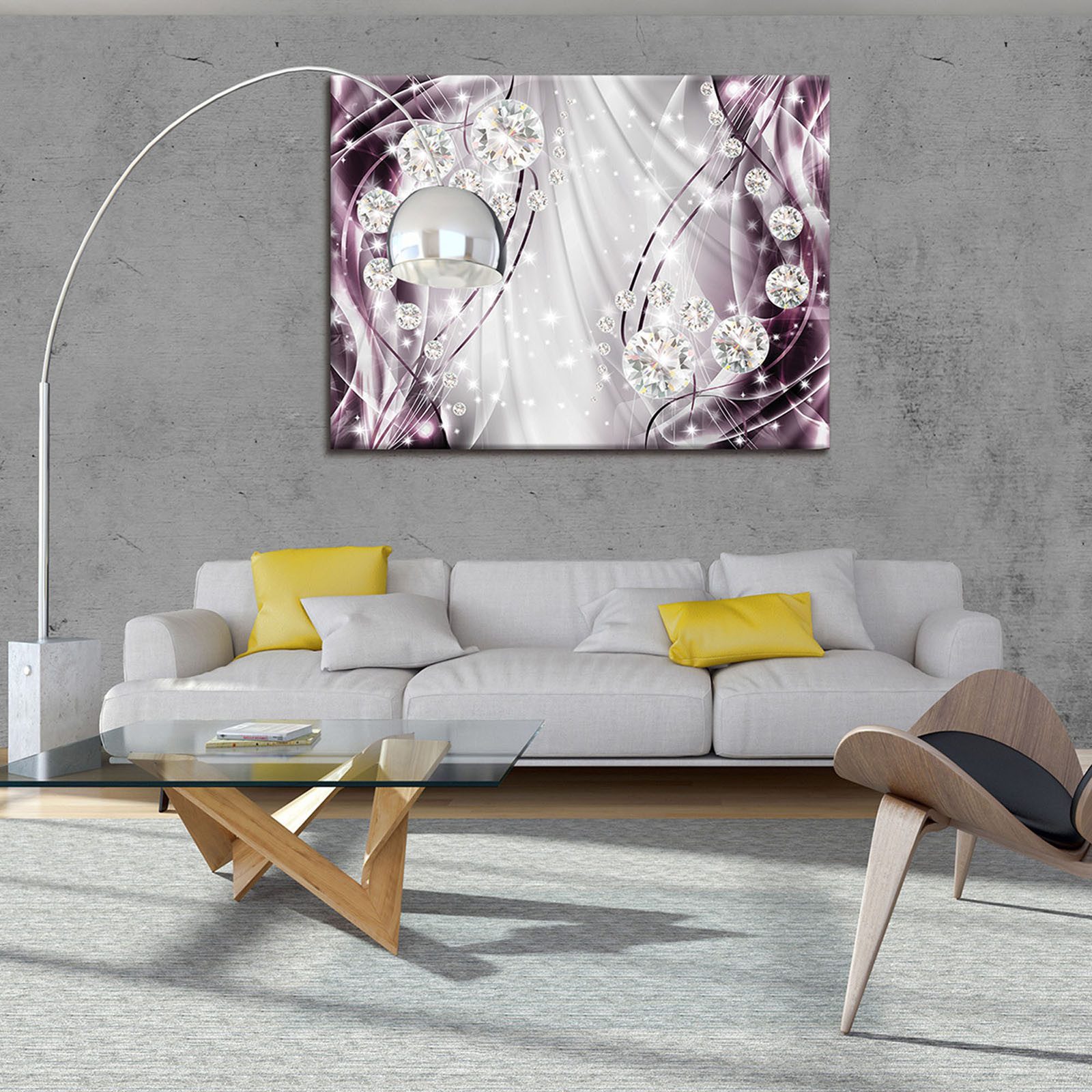 Wallarena Leinwandbild Abstrakt Modern Wandbild Leinwand Bilder Groß XXL Wa günstig online kaufen
