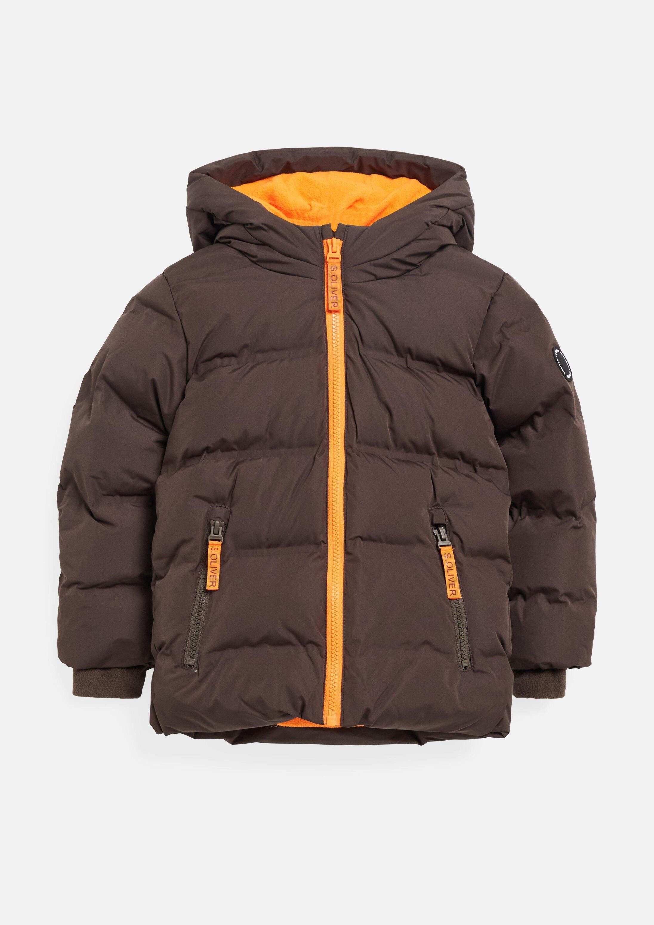 s.Oliver Winterjacke Outdoor-Jacke Wasserabweisende Winterjacke mit Fleecefutter