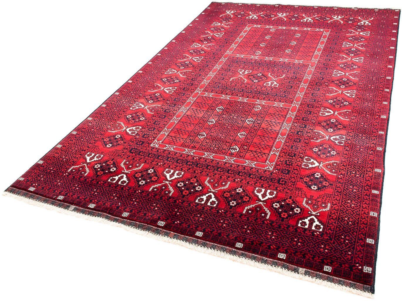 Orientteppich Turkaman - 255 x 151 cm - dunkelrot, morgenland, rechteckig, Höhe: 6 mm, Wohnzimmer, Handgeknüpft, Einzelstück mit Zertifikat