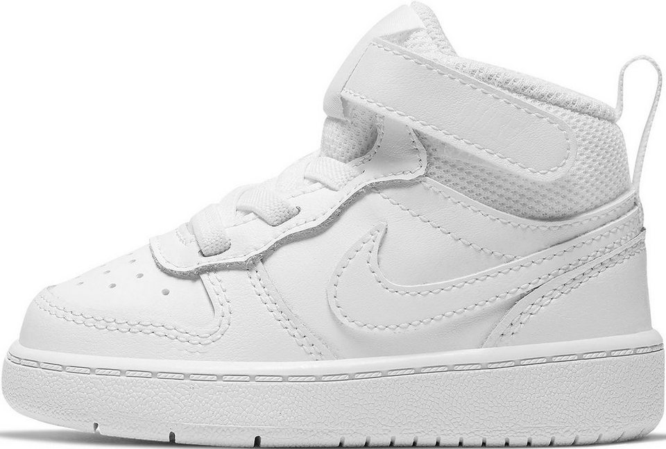 Nike Sportswear Court Vision Mid Sneaker Design auf den Spuren des Air  Force 1, Mit praktischem Klettverschluss für einfaches An- und Ausziehen