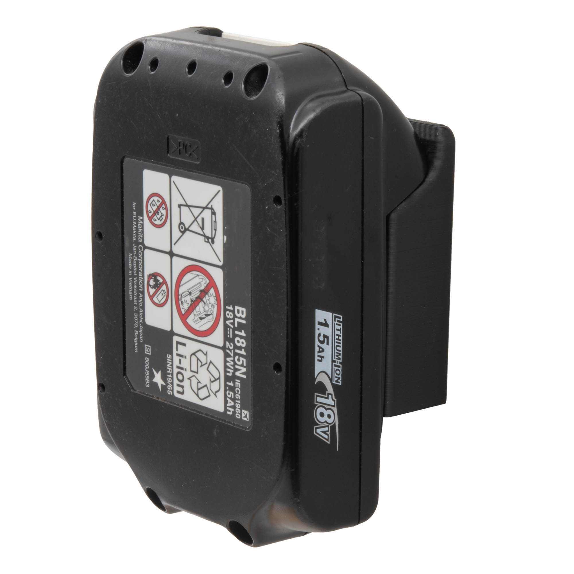 TSB Werk Werkzeughalter Akku Halter für Makita Halterung Halter Wandhalter, 1-tlg., Wandhalterung, 14,4V / 18V