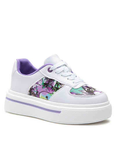 Keddo Sneakers aus Stoff 537186/02-03 White/Lilac Sneaker
