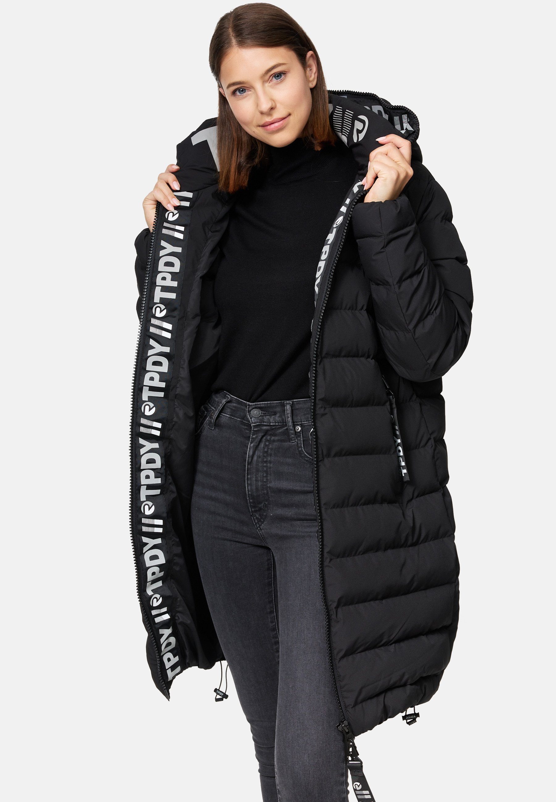 trueprodigy Winterjacke Chester F Reflektierender Innenkragen