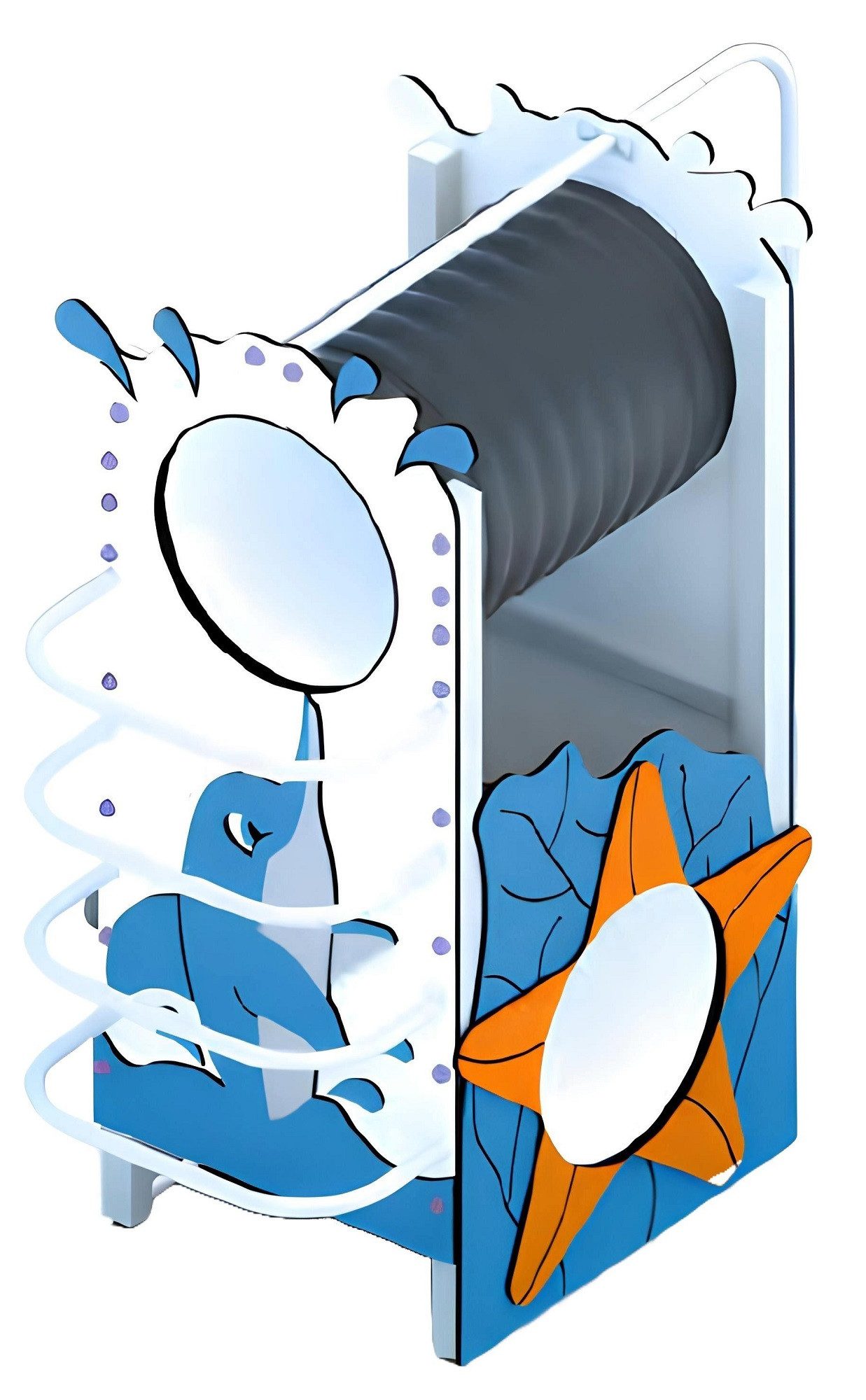 Xlmoebel Klettergerüst Spielpark Outdoor-Spielplatz Aktivpark Kinderspielwiese Spielwelt, (Spielplatz), Hergestellt in Europa