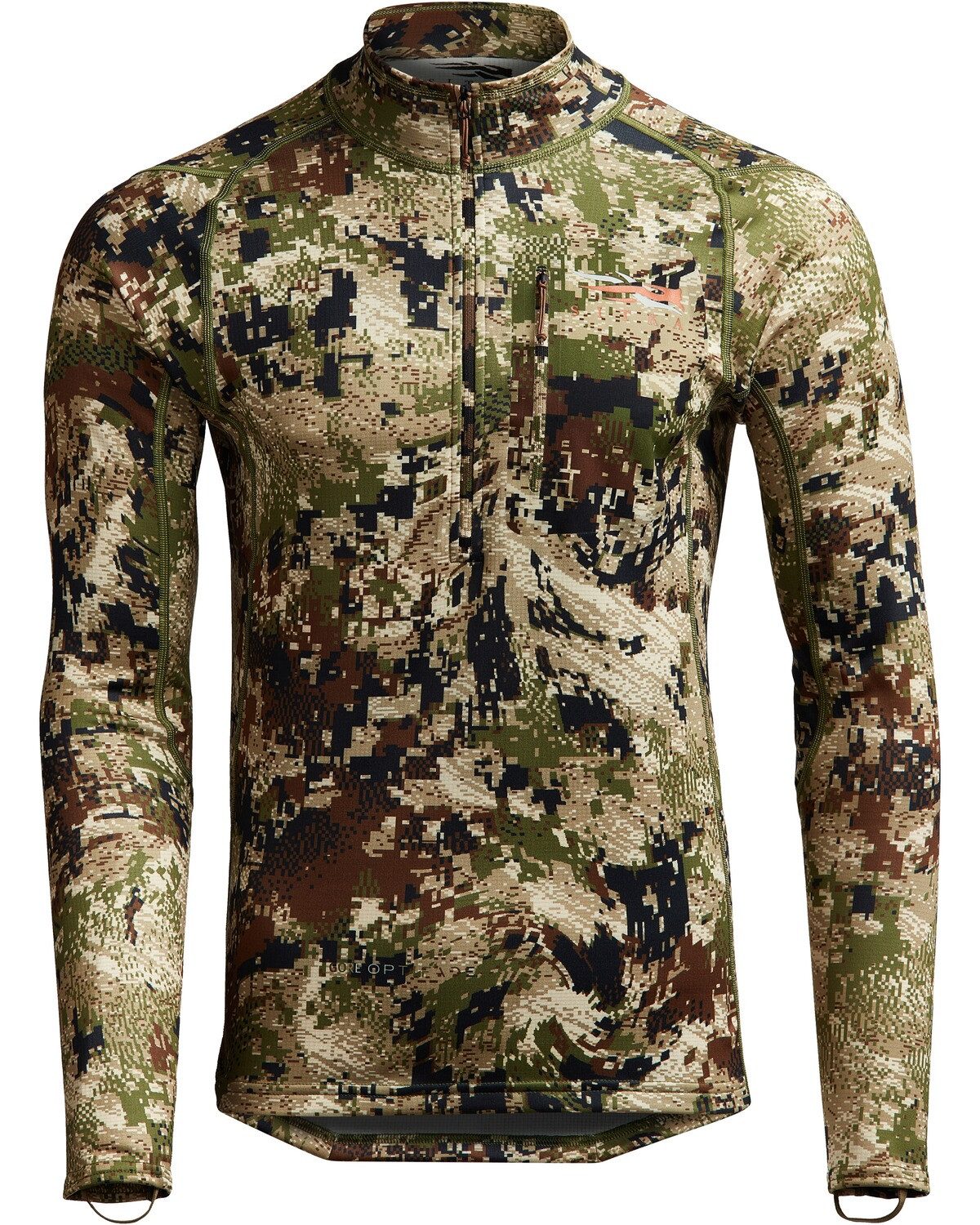 Sitka Gear Funktionsshirt Langarmshirt Half-Zip Core Optifade Subalpine