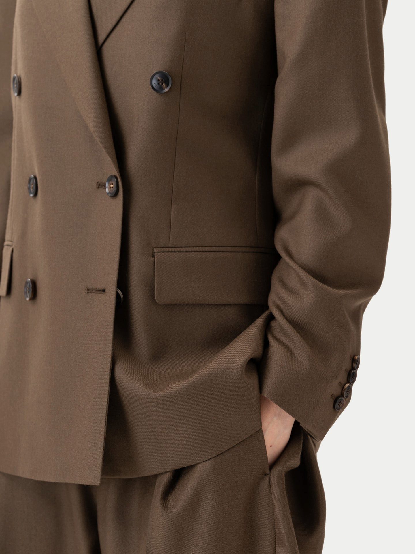 GOBI Cashmere Blusenblazer Doppelreihiger Kaschmir Blazer