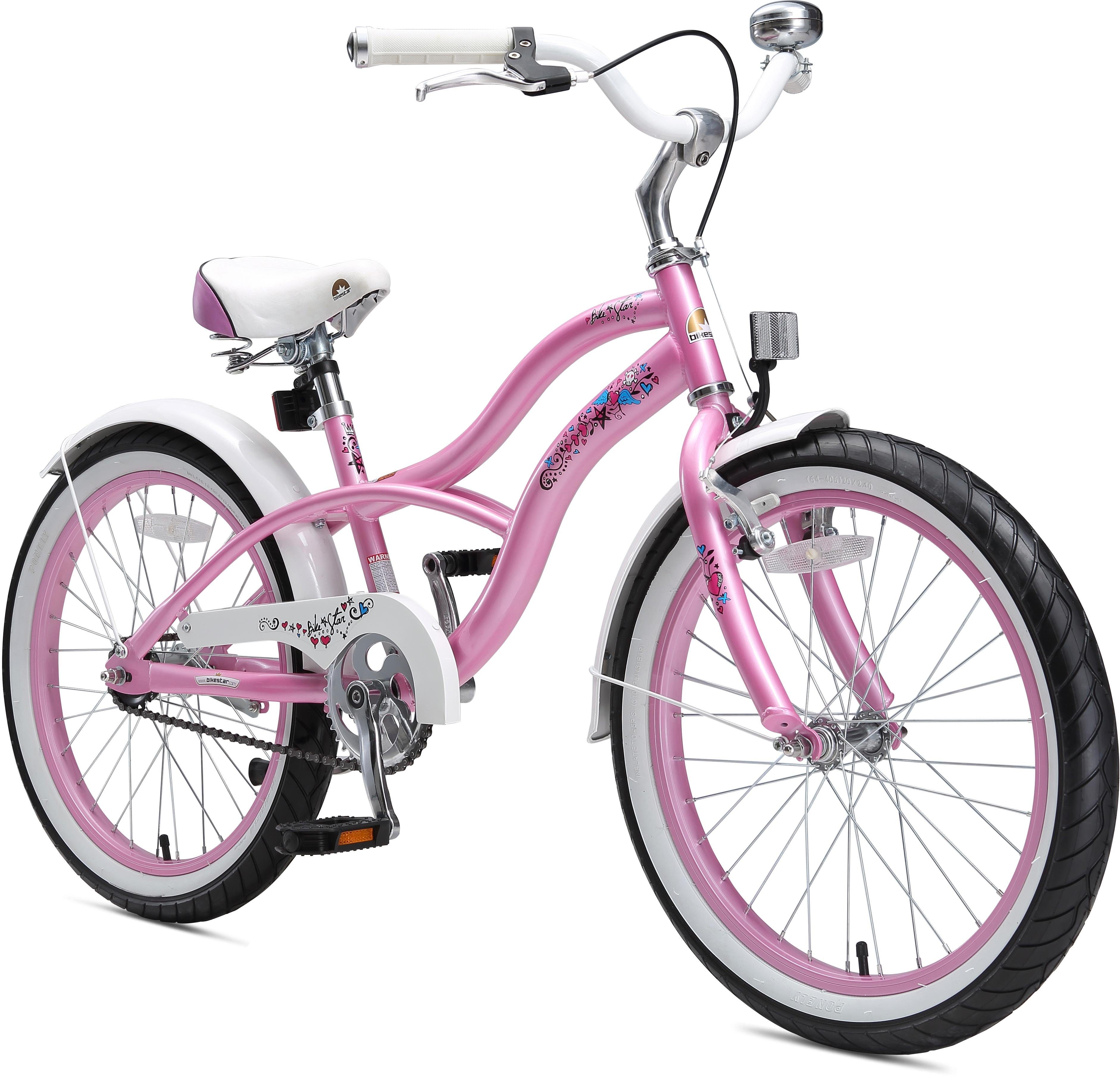 Bikestar Jugendfahrrad Cruiser, 1 Gang, für Damen