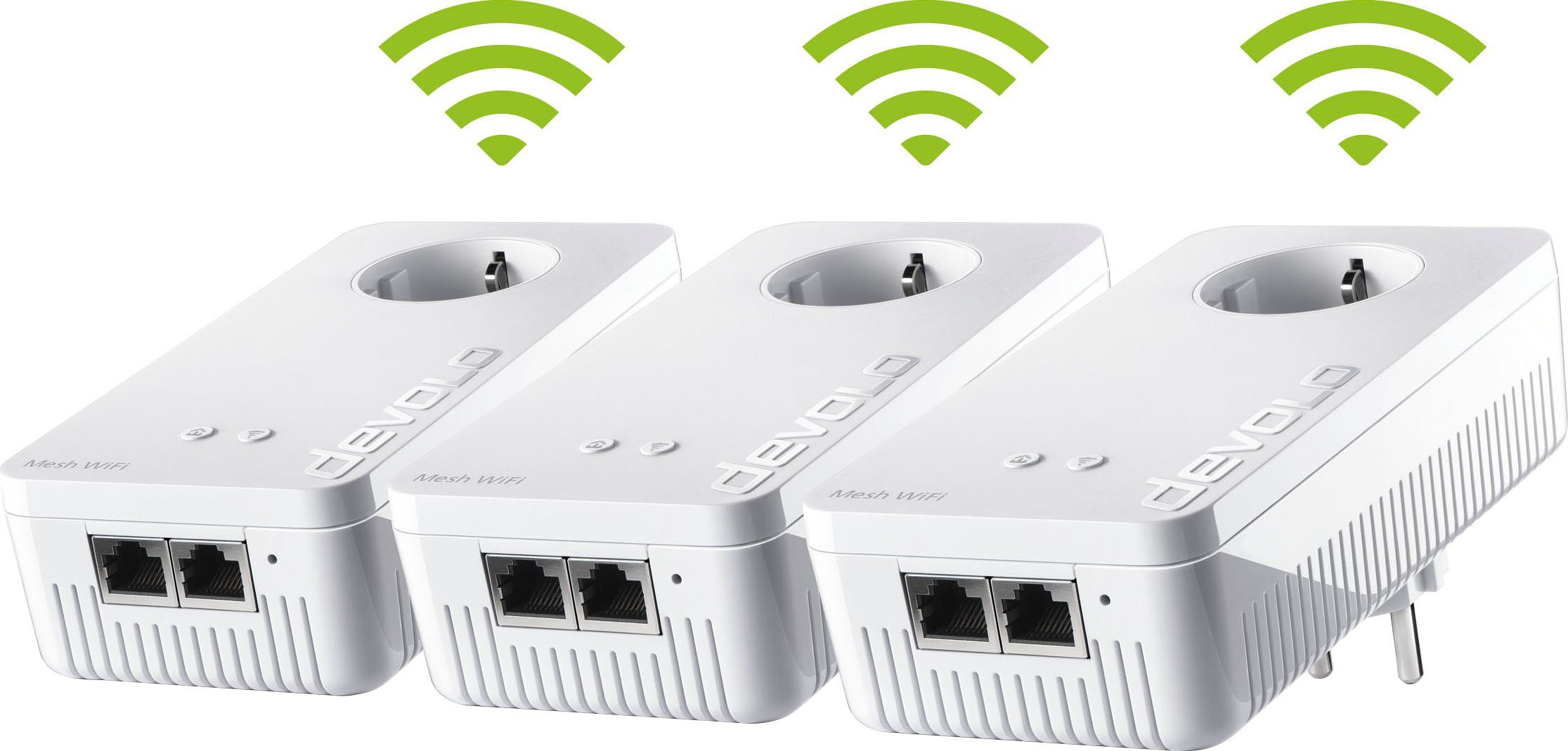 2 Netzwerk-Switch DEVOLO Kit Multiroom Mesh WLAN