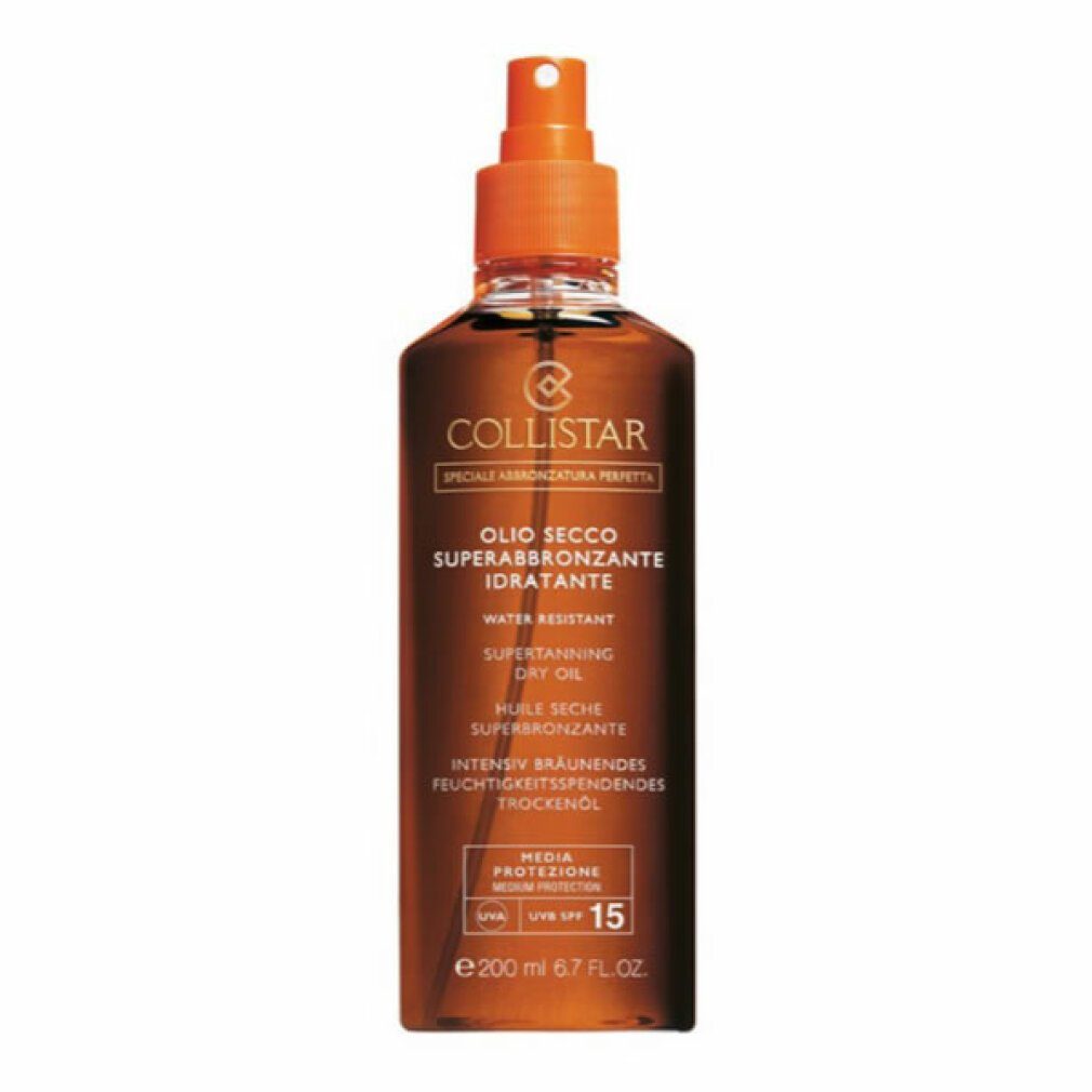 COLLISTAR Sonnenschutzcreme Super Tanning Dry Oil Water Resistant Spf15 200ml