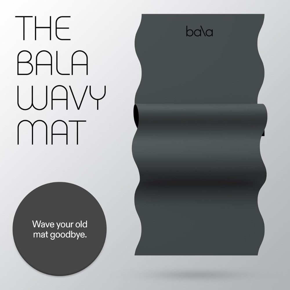 Bala Yogamatte The Wavy Mat, rutschfest, 5 mm