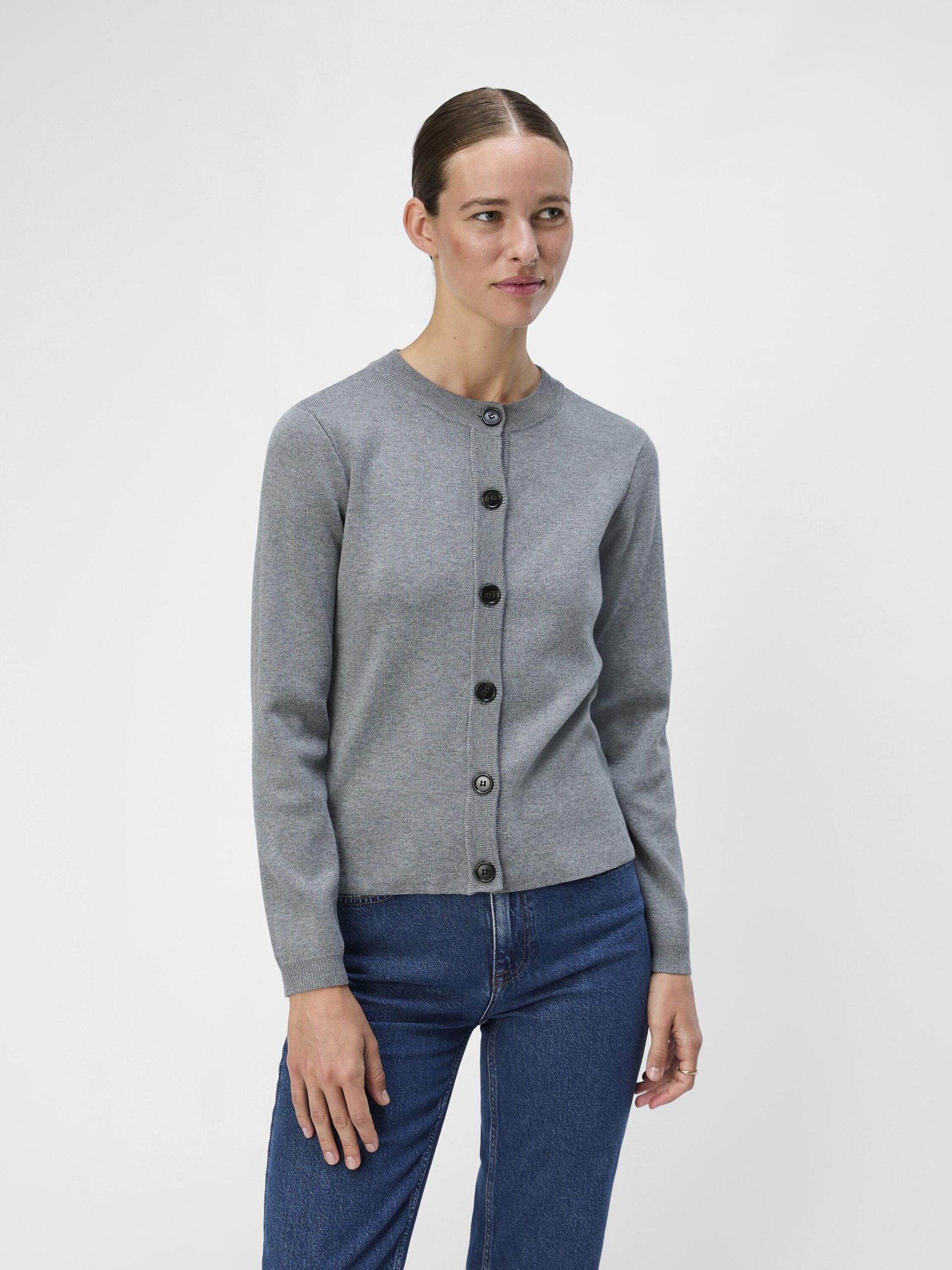 Object Strickjacke ESTER (1-tlg) Plain/ohne Details