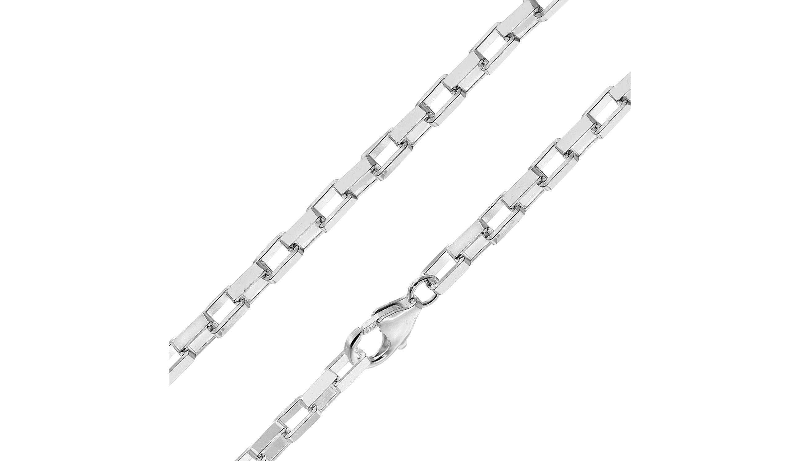 trendor Kette ohne Anhänger 15630, für Herren 925 Silber Venezia 3,9 mm