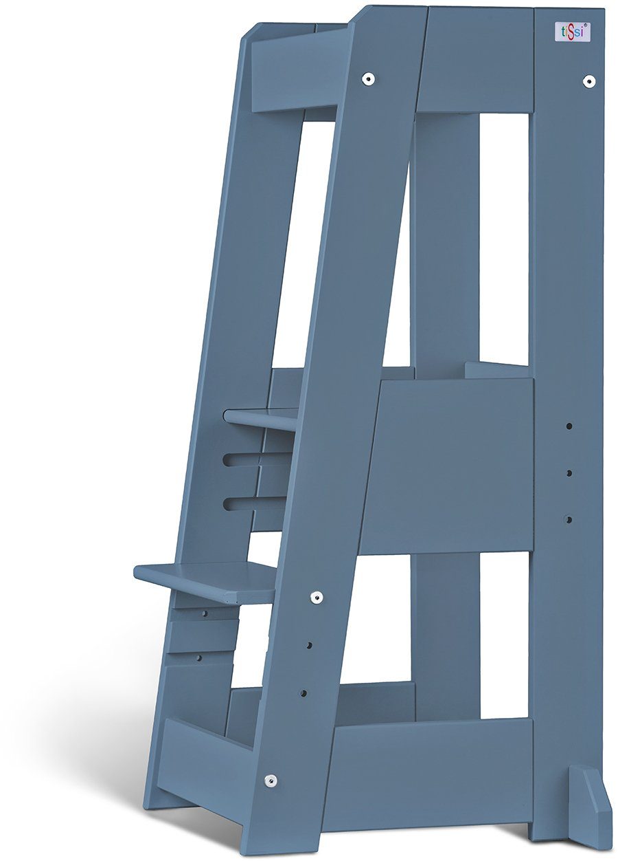 tiSsi® Stehhilfe Lernturm Felix, taubenblau, Made in Europe