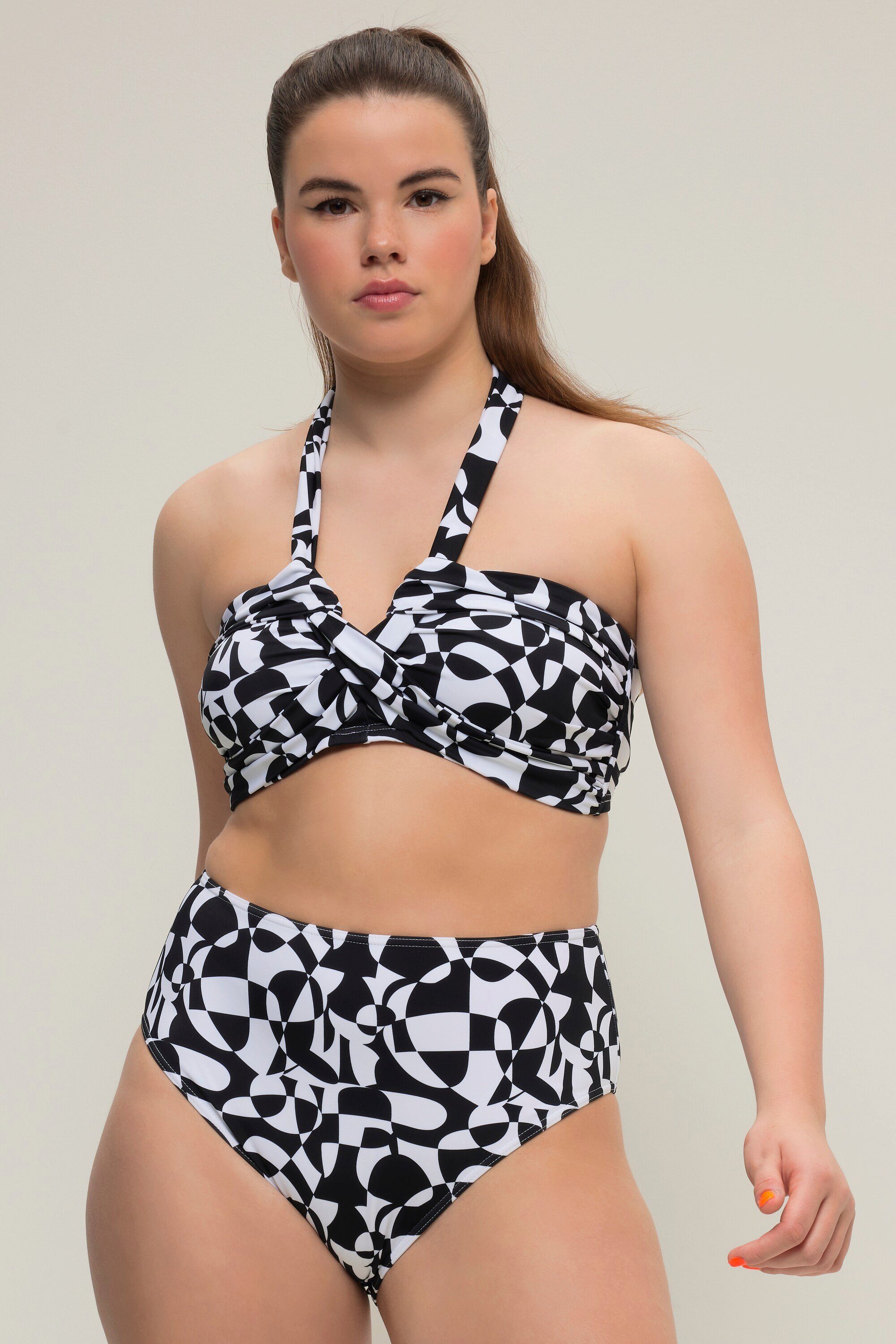 Studio Untold Slip Bikini-Slip HighWaist Shape Grafik-Print