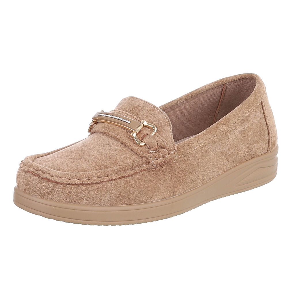 Ital-Design Eleganter Mokassin für Damen – Bequem und vielseitig Slipper (9 günstig online kaufen
