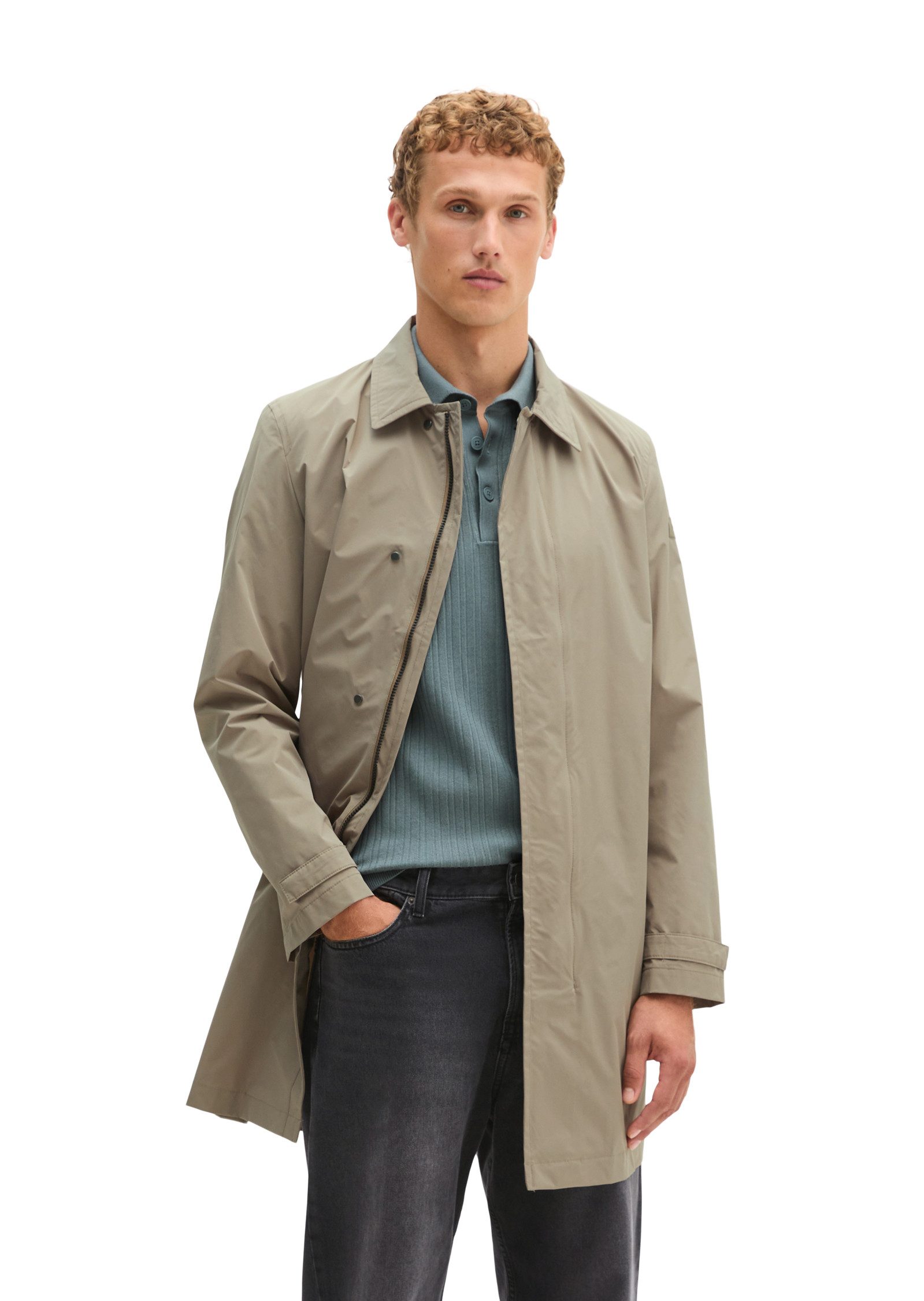 Marc O'Polo Kurzmantel aus recyceltem Polyester
