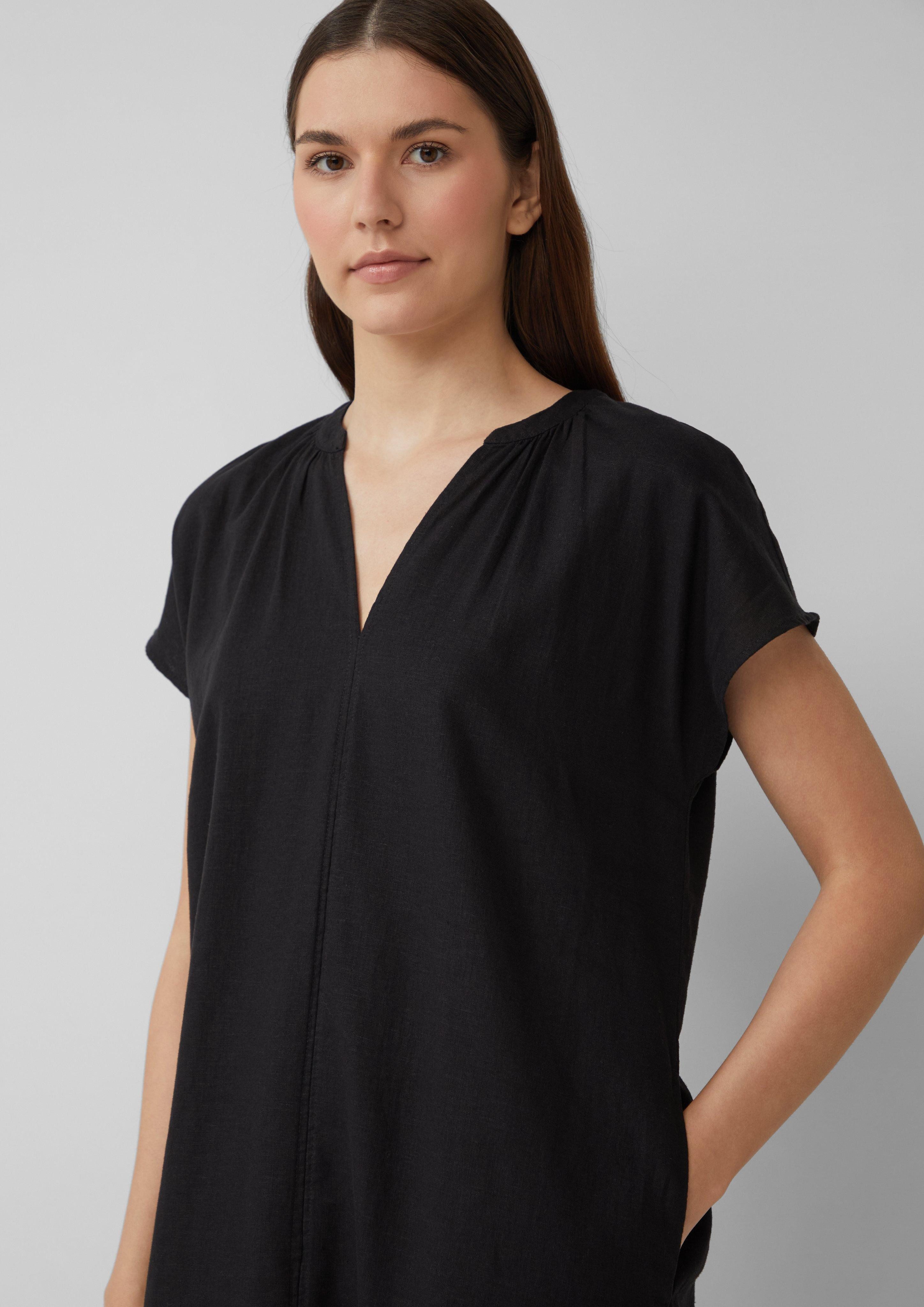 s.Oliver Minikleid Blusenkleid aus Leinenmix mit günstig online kaufen